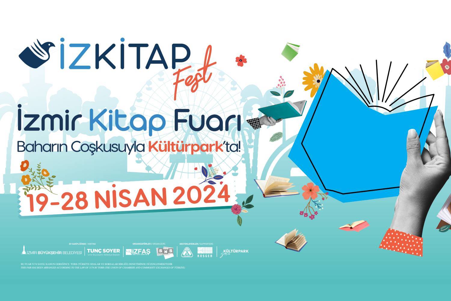 İZKİTAP baharın coşkusuyla Kültürpark’ta